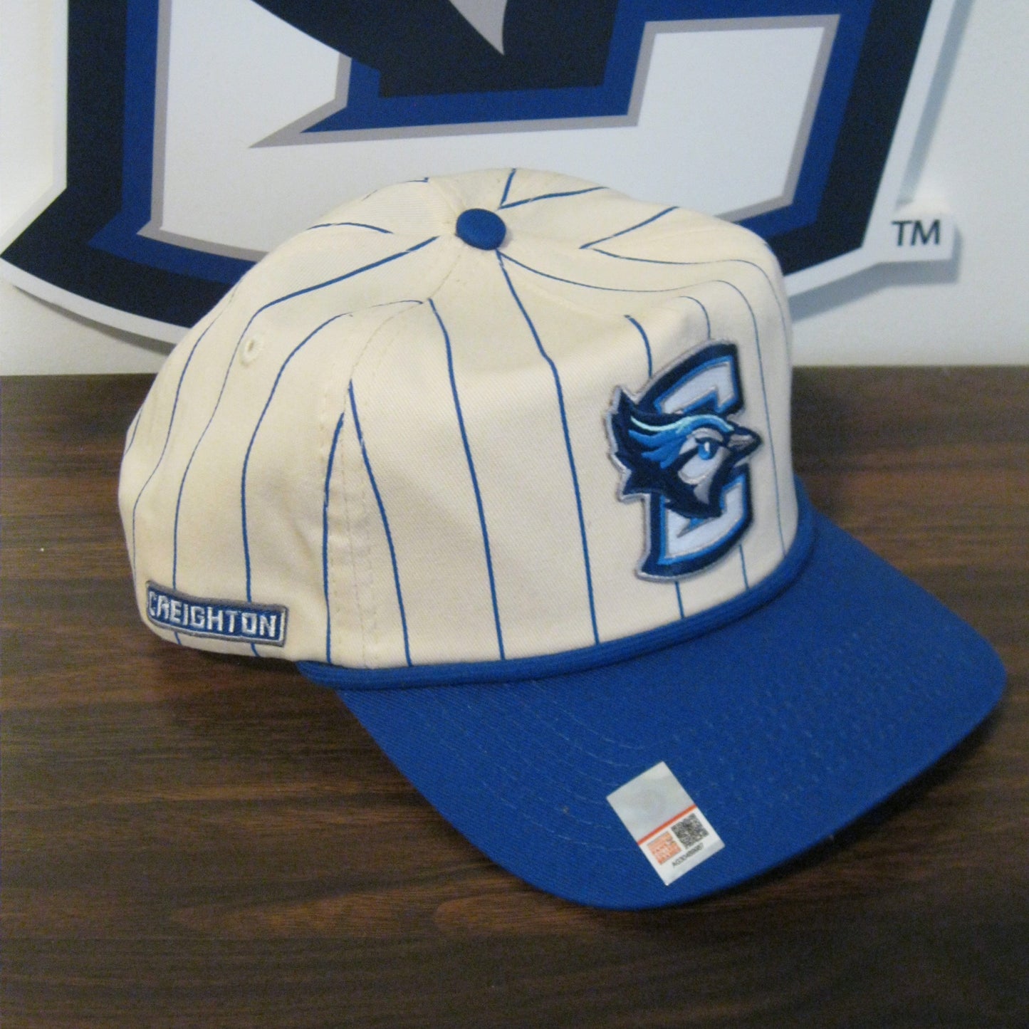 Creighton University Pinstripe Hat