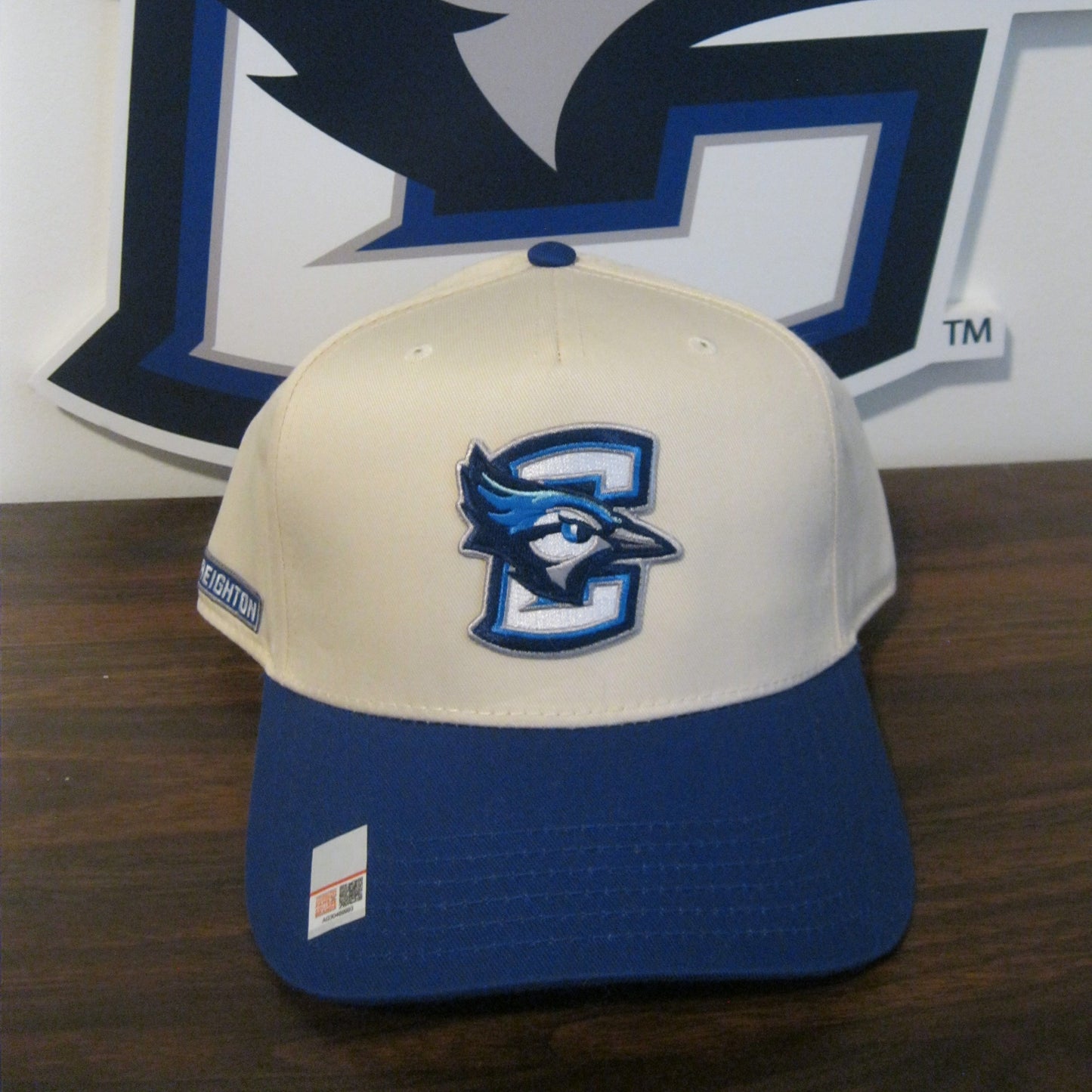 Creighton University Cream Two-Tone Hat
