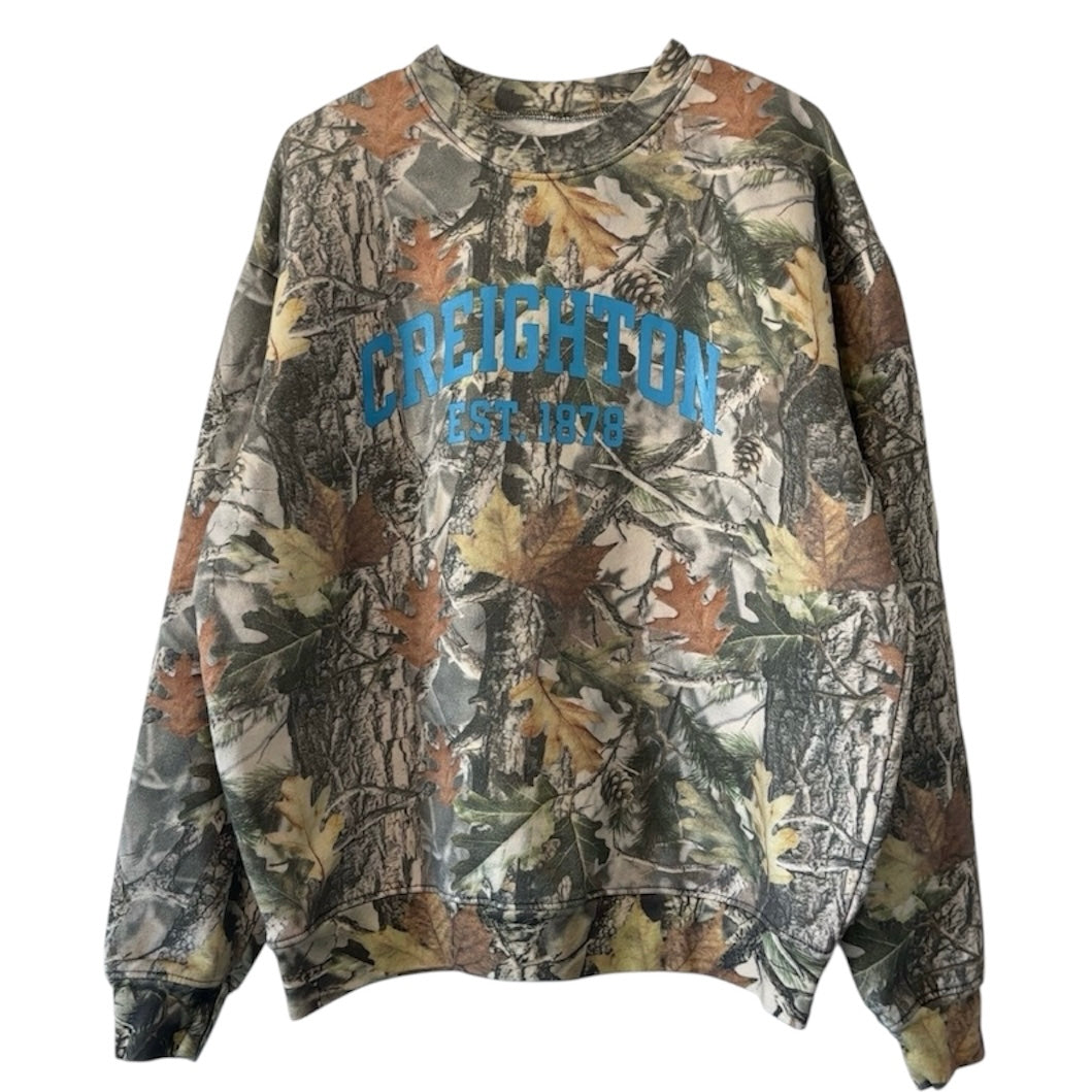 Creighton University Camo Crewneck