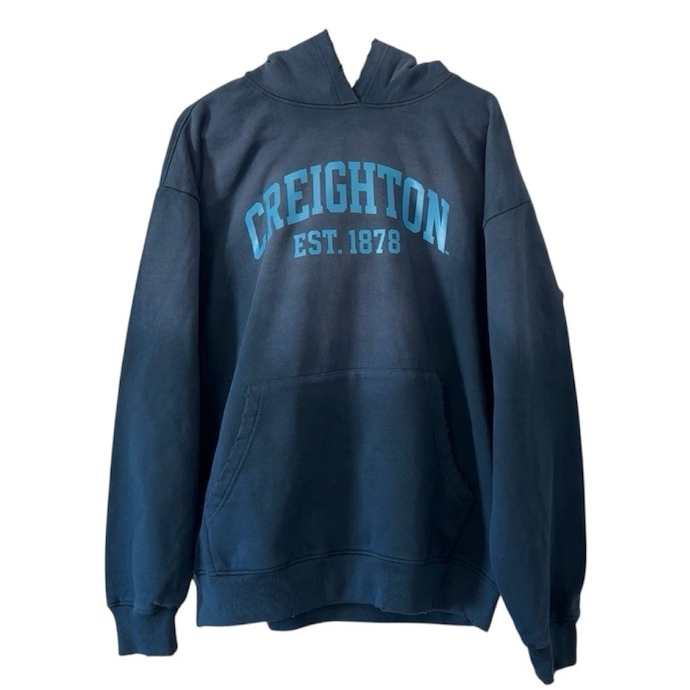 Creighton University Blue Wash Hoodie
